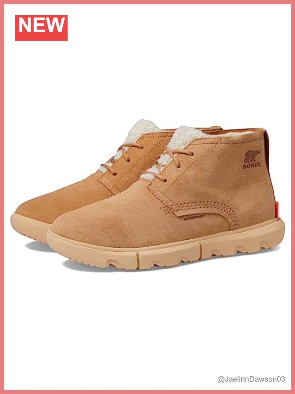 Waterproof Suede Ankle Snow Boots Faux Fur Lined Winter Booties